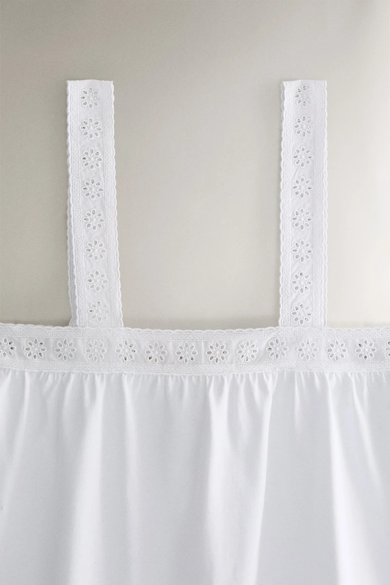 TOP COTON DENTELLE