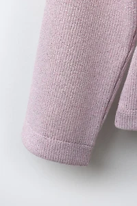 T-SHIRT CÔTELÉ BRILLANT