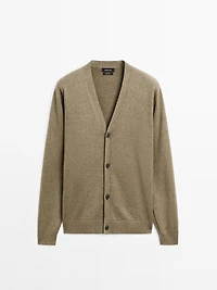 100% cotton knit cardigan