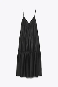PANELED MIDI DRESS