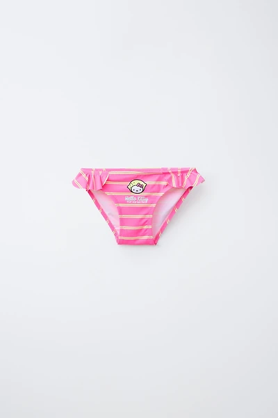 2-6 YEARS/ STRIPED HELLO KITTY © SANRIO SWIM BOTTOMS