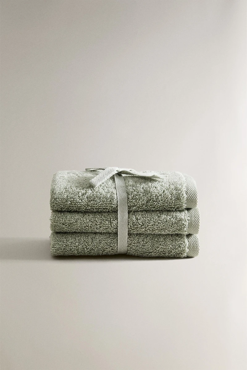 PACK OF COTTON HAND TOWELS (PACK 3)