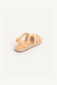 SANDALES EN CUIR