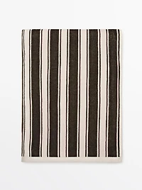Striped cotton towel
