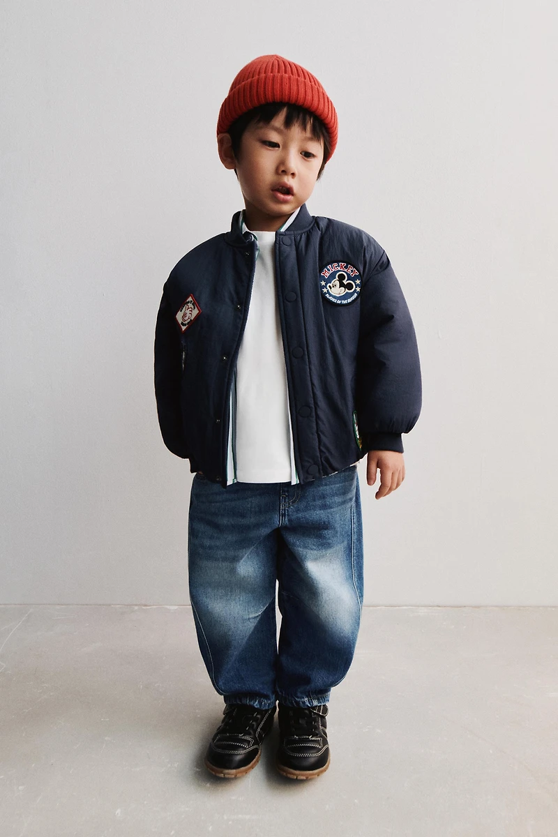 MICKEY MOUSE © DISNEY PATCH BOMBER JACKET