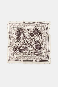 BEADED PAISLEY PRINT SCARF
