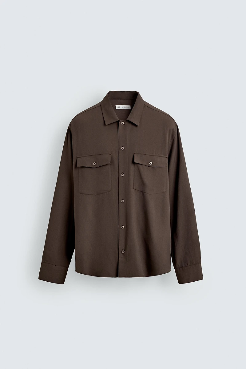CHEMISE FLUIDE COUPE DÉCONTRACTÉE