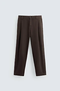 FLOWY PLEATED PANTS