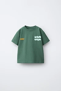 GARMENT DYE PRINTED T-SHIRT