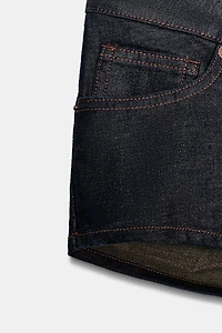 SHORTS MINI DENIM TRF TAILLE BASSE