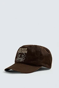WASHED PRINT CAP