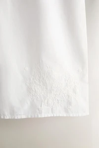 PANTALON COTON BRODÉ