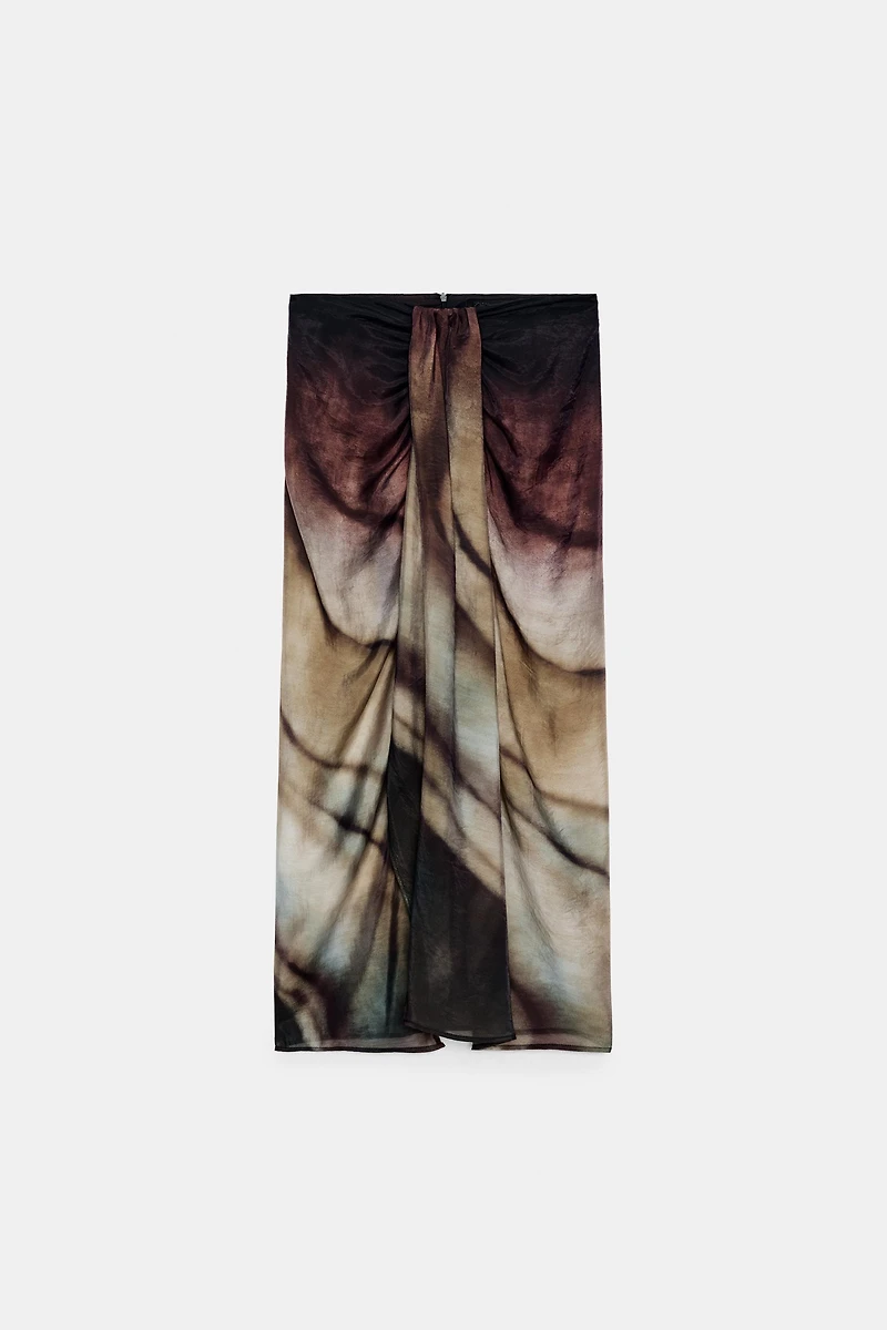 PRINTED KNOTTED PAREO
