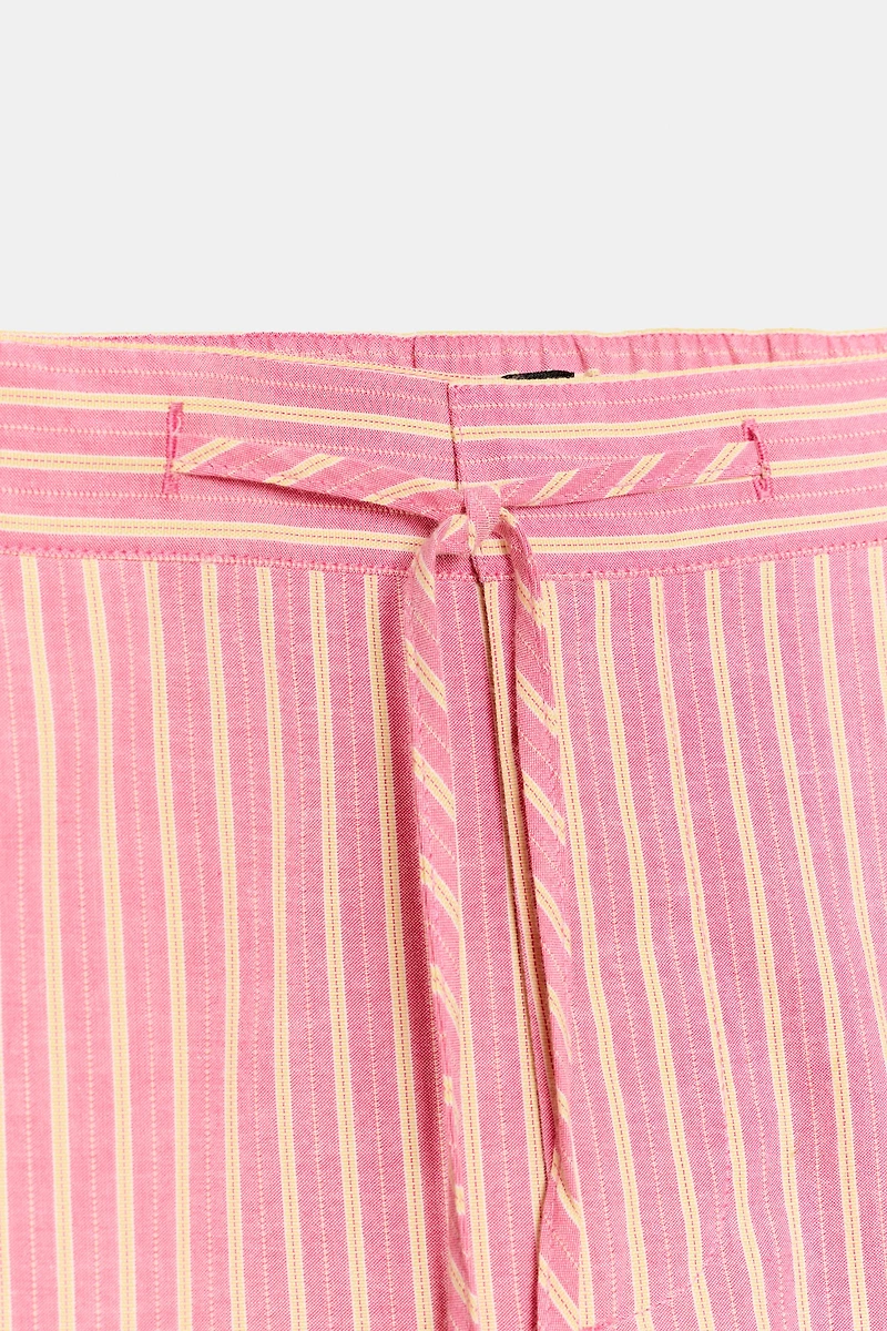 WIDE STRIPED PANTS