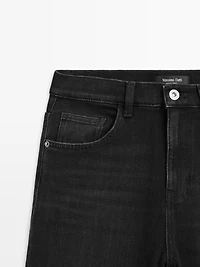 Mid-rise bell bottom jeans