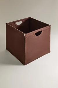 PANIER À BÛCHES EN TOILE