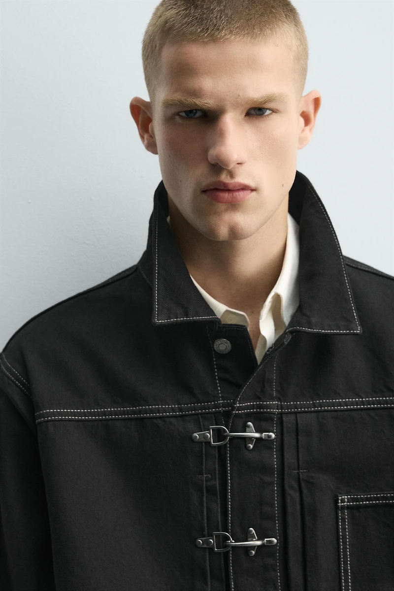 BOXY FIT FIREMAN CLASP JACKET