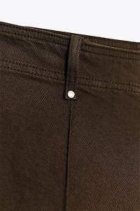 ZW COLLECTION TAILORED WIDE LEG HI-RISE JEANS