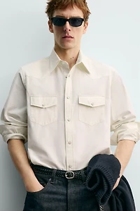 CHEMISE WESTERN AARON LEVINE X ZARA
