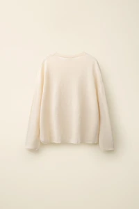 100% LINEN KNIT JUMPER CREATED BY CARAMEL LONDON X ZARA