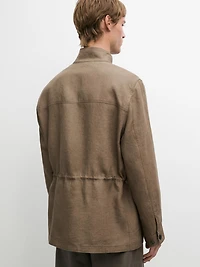100% linen Safari jacket