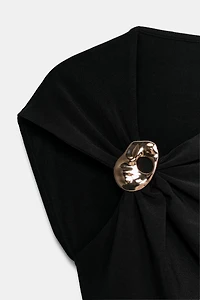 DRAPED HARDWARE TOP