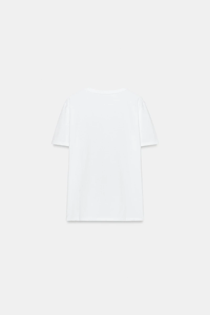 METALLIC SHORT SLEEVE T-SHIRT