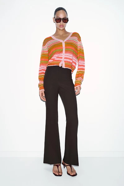 FLARE PANTS WITH SIDE SEAMS