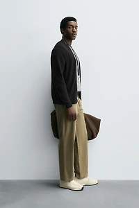 100% WOOL CARDIGAN