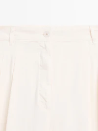 Wide-leg trousers with double dart