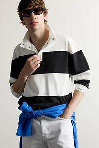 STRIPED RELAXED-FIT POLO