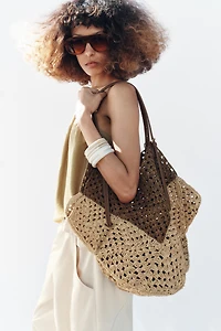 WOVEN BODY SHOPPER BAG