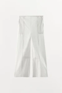 100% COTTON LACE TRIM PANTS