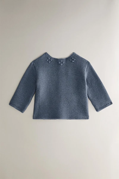 CHILDREN'S SWEATER WITH BOBBLES