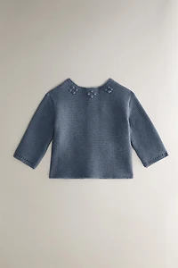 CHILDREN'S SWEATER WITH BOBBLES