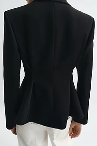 ZW COLLECTION TEXTURED PEPLUM BLAZER