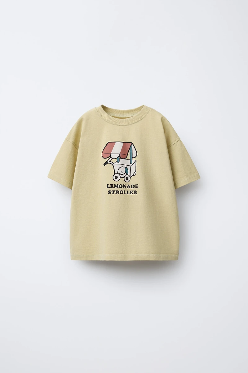 ICE CREAM PRINT T-SHIRT