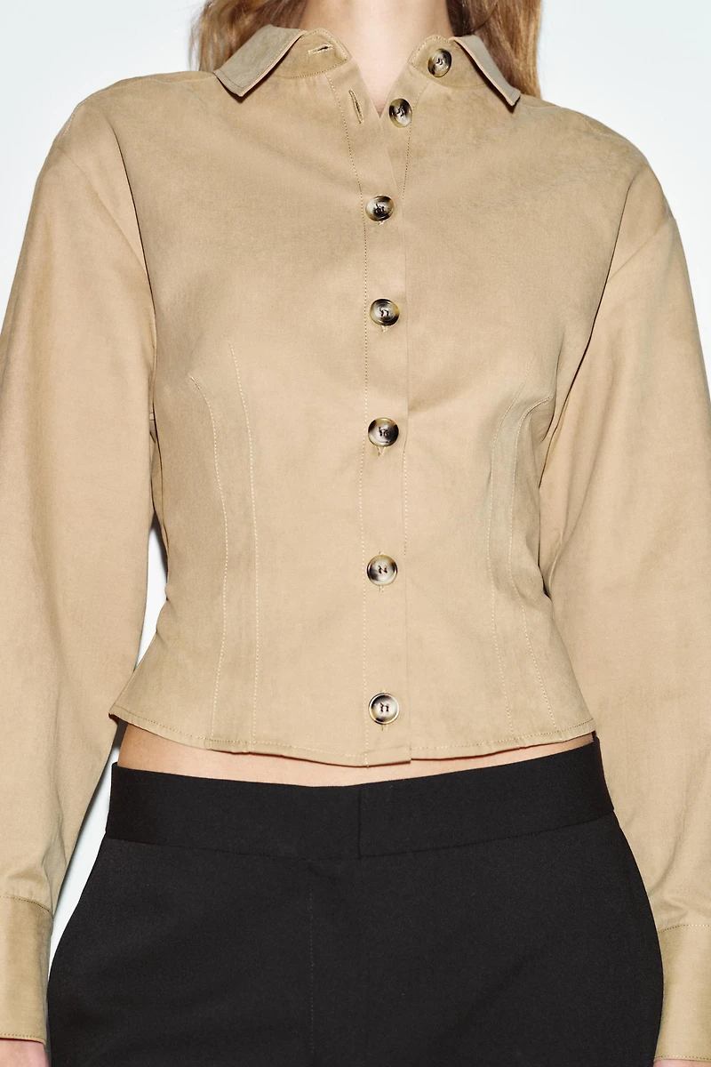 CHEMISE CINTRÉE TOUCHER DOUX