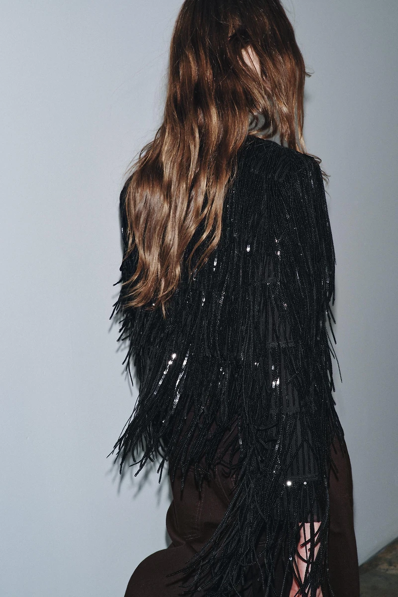 ZW COLLECTION LIMITED EDITION FRINGED JACKET