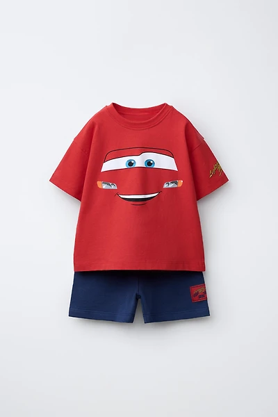 CARS LIGHTNING MCQUEEN T-SHIRT AND BERMUDA SET © DISNEY/PIXAR