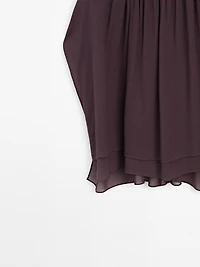 Short double-layer cape