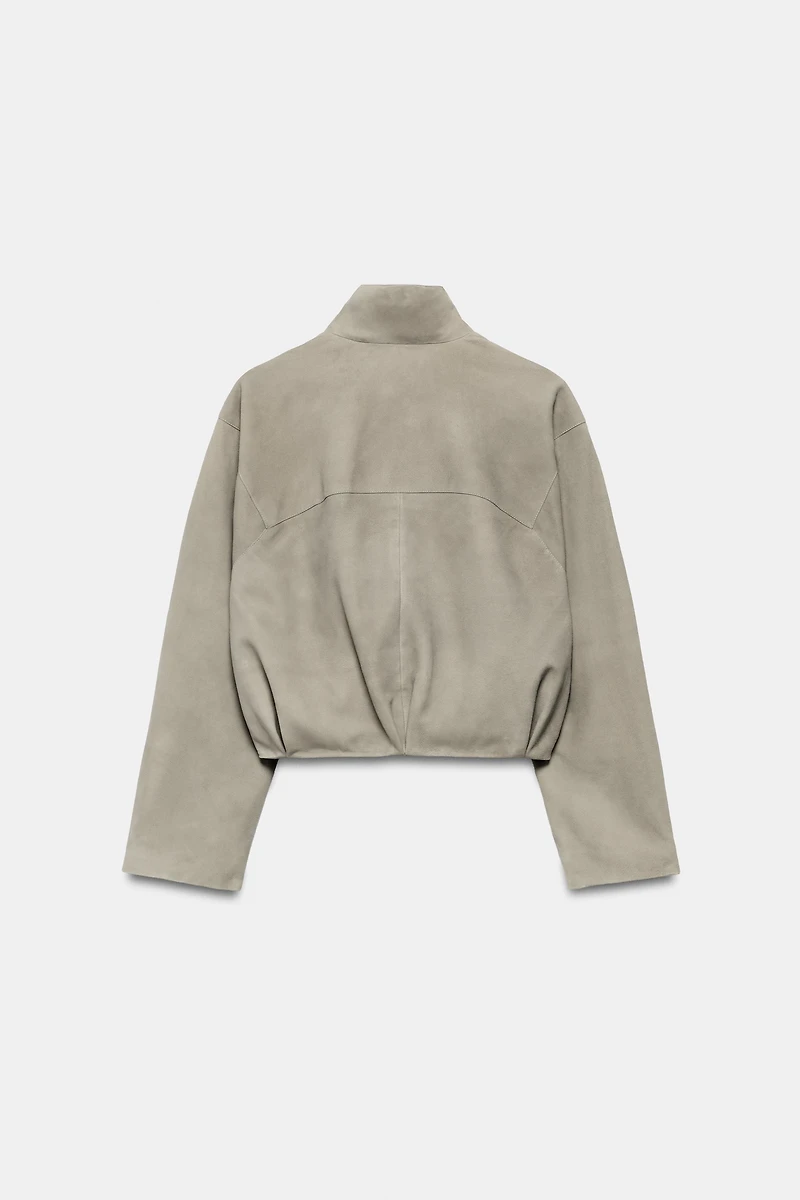 ZW COLLECTION LIMITED EDITION SUEDE LEATHER JACKET