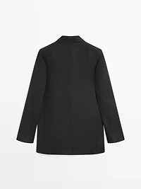 Blazer croisé 100 % lin