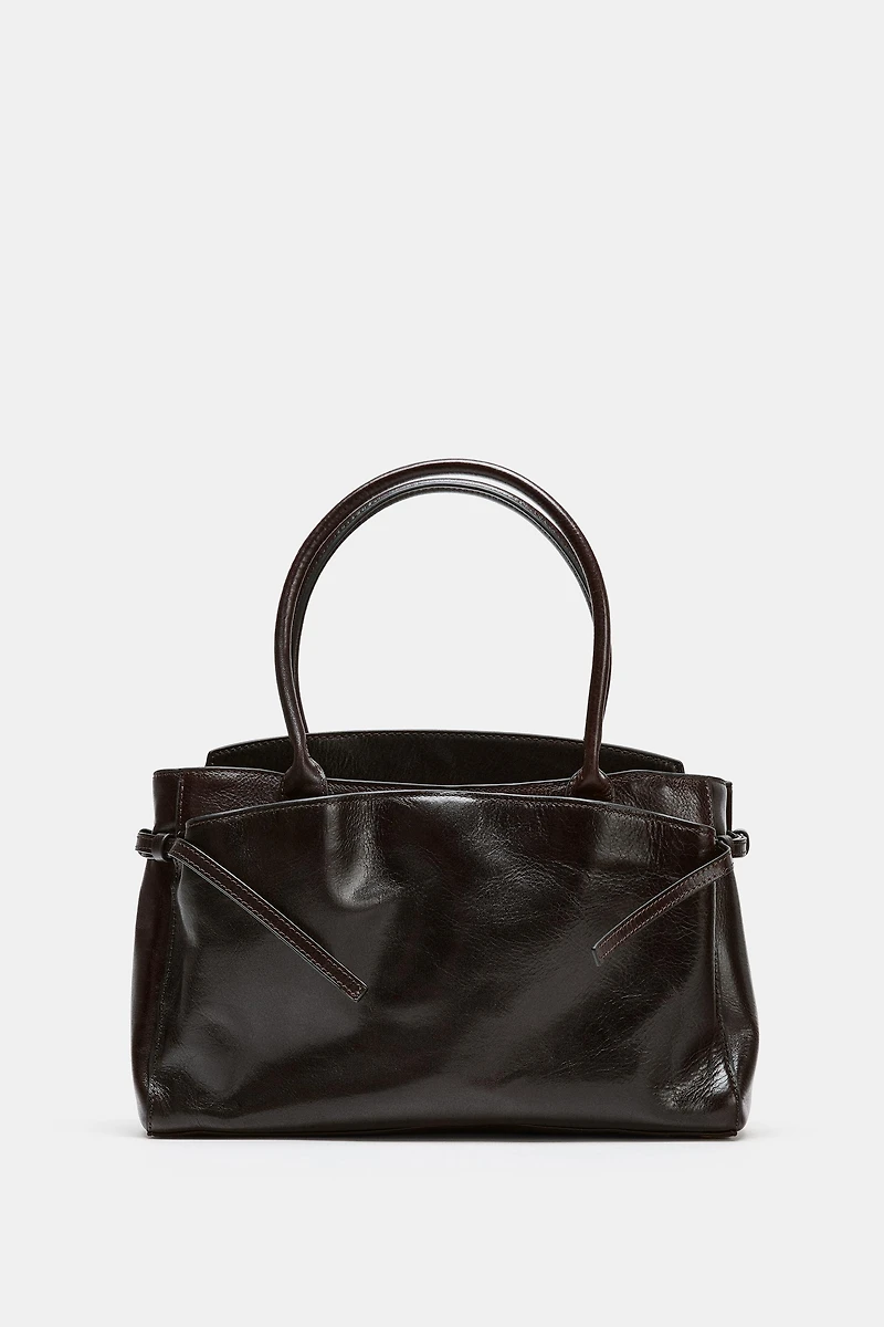LEATHER CITY BAG