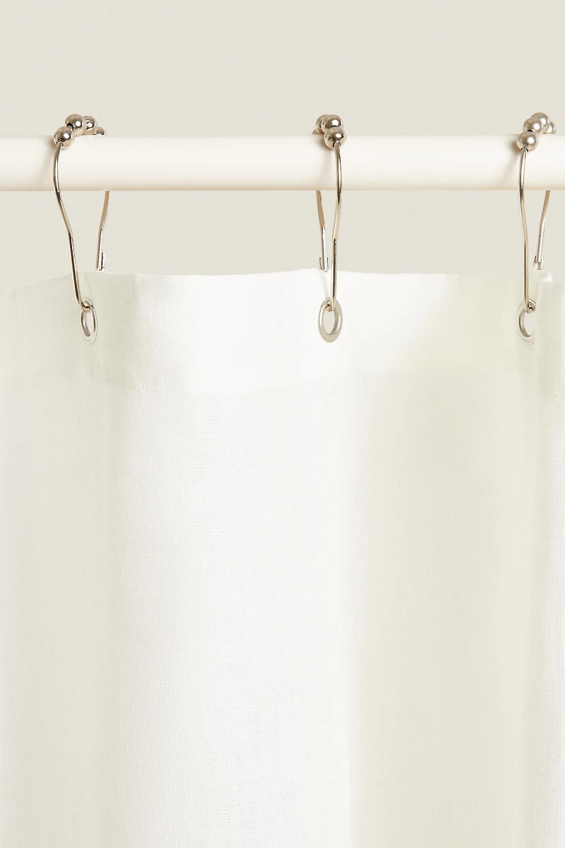 RIDEAU DE BAIN LIN TRANSLUCIDE