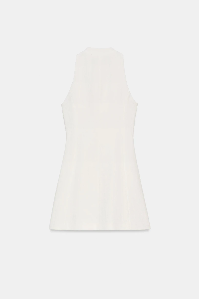 FROG FASTENING MINI DRESS