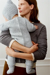 RIBBED KNIT JUMPSUIT