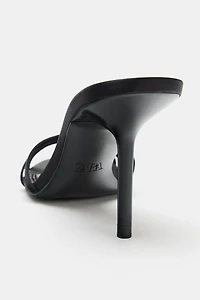 STRAPPY HEELED SANDALS
