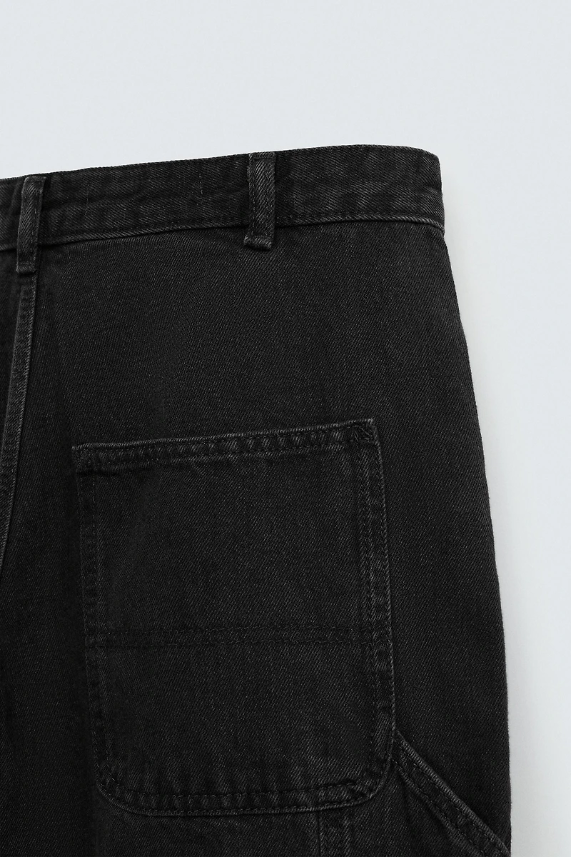 CARPENTER POCKET DENIM BERMUDA SHORTS