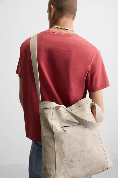 WOVEN SHOPPER BAG